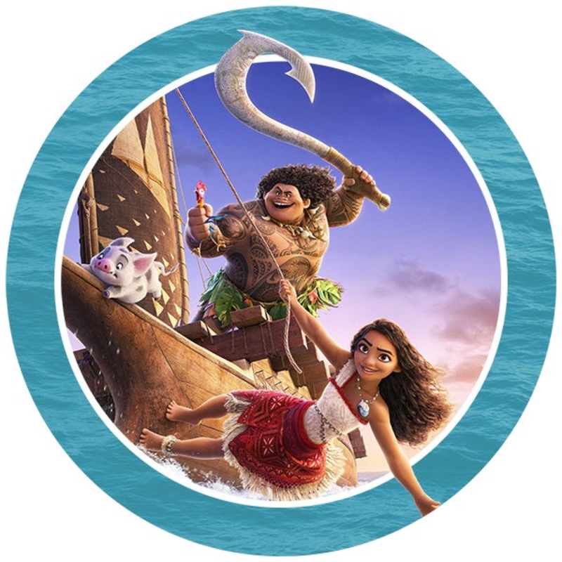 Moana 2 Edible Cake Image