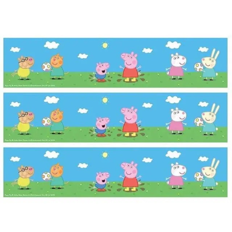Peppa Pig Cake Strip Edible Images