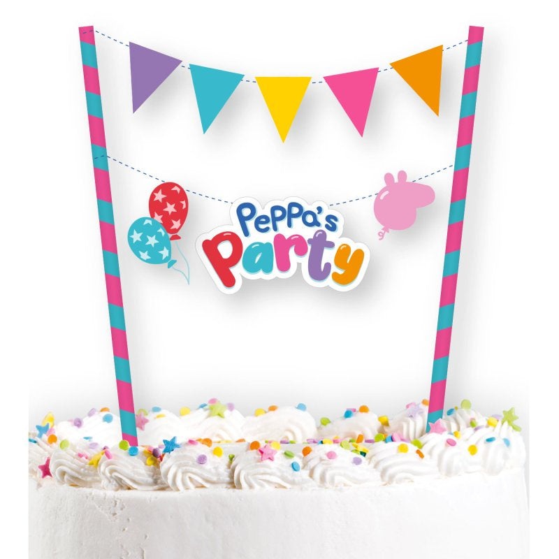Peppa Pig Party Cake Topper