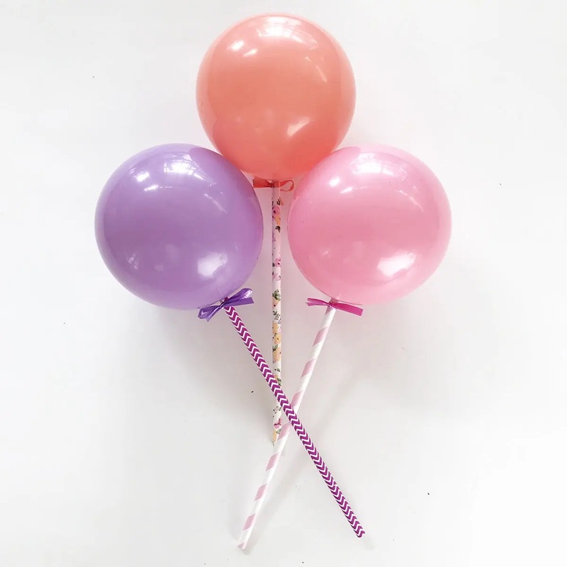 Rose Princess Balloon Cake Topper Set