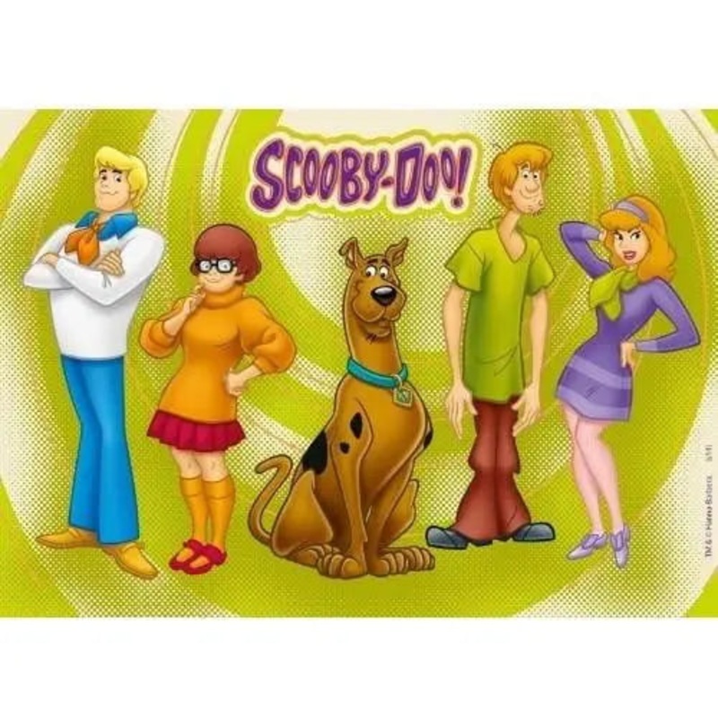 Scooby Doo Edible Cake Image - A4 Size