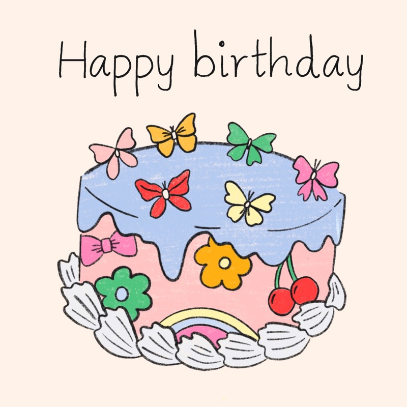 All The Icing Birthday Cake Card