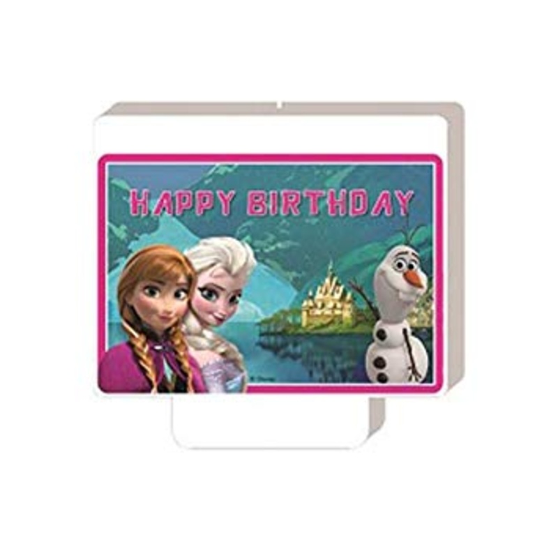Frozen Cake Candle