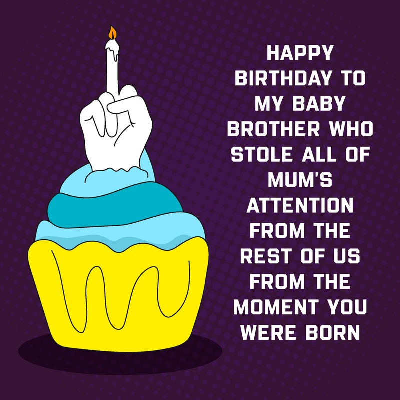 Happy Birthday Brother F*ck You Cake
