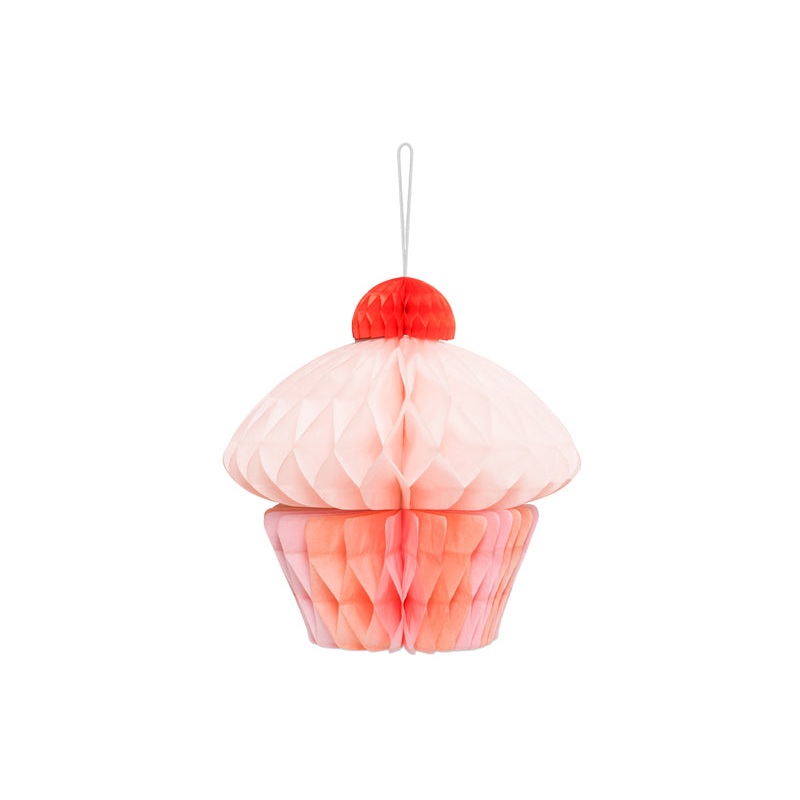 CUPCAKE HONEYCOMB DECORATION