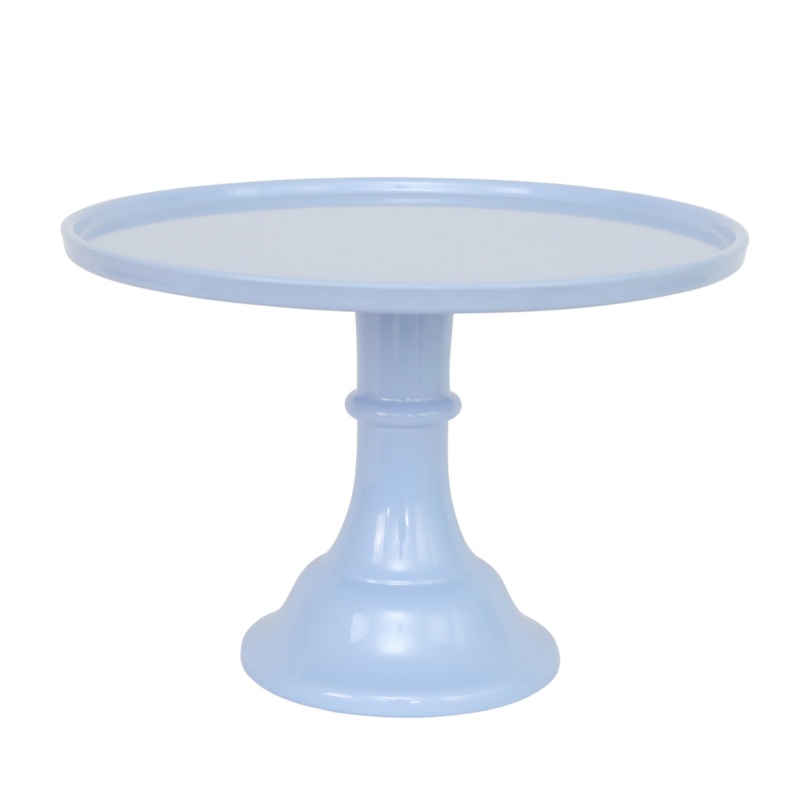 LARGE WEDGEWOOD BLUE MELAMINE CAKE STAND