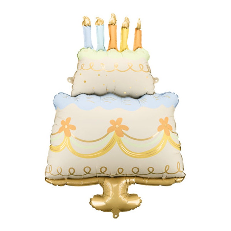 TIERED BIRTHDAY CAKE BALLOON