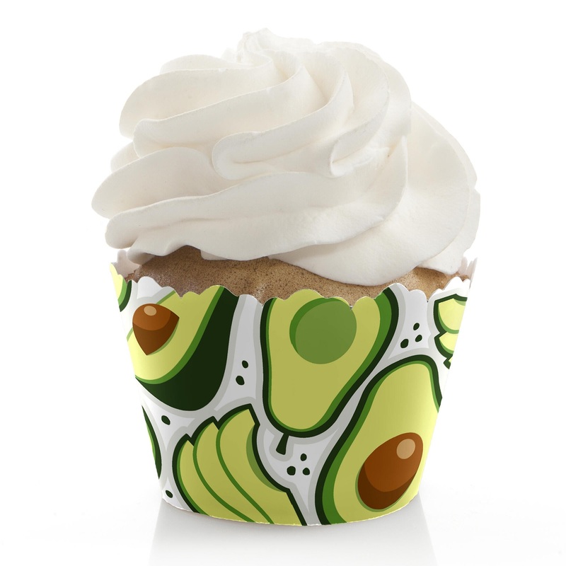 Hello Avocado - Fiesta Party Decorations - Party Cupcake Wrappers - Set of 12