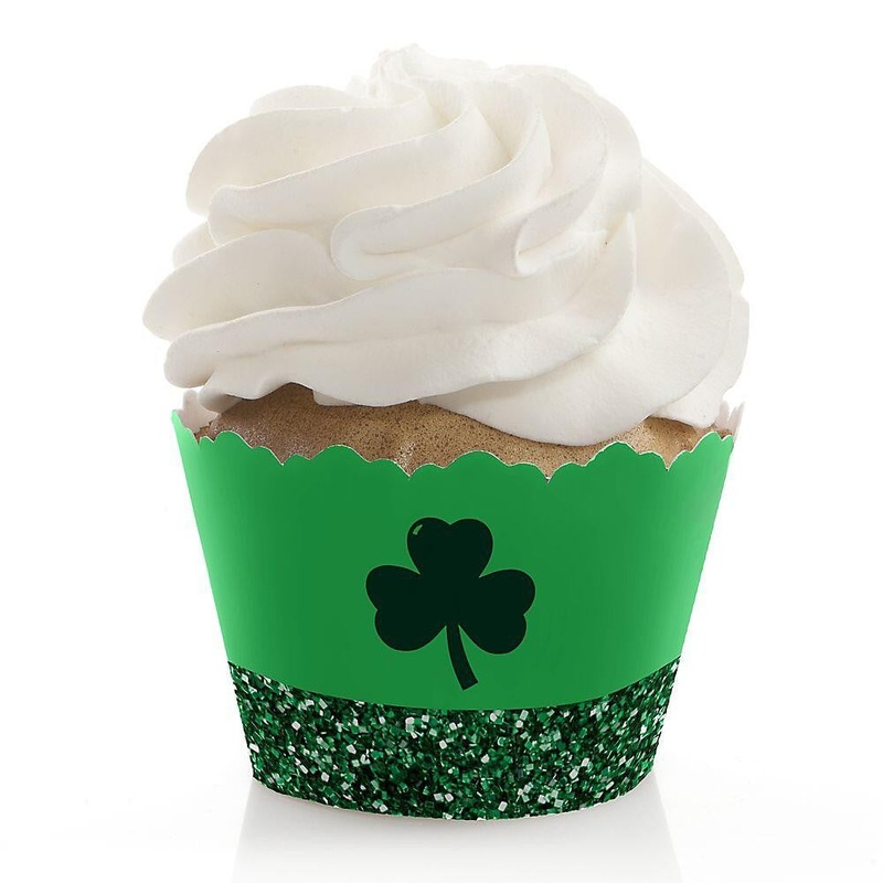 St. Patrick's Day - Saint Patty's Day Party Decorations - Party Cupcake Wrappers - Set of 12