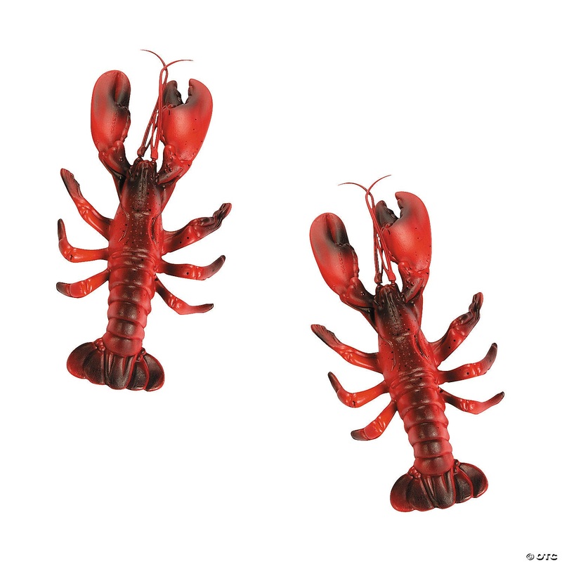 Plastic Lobster Decoration Size 11.5 , 1 per pack
