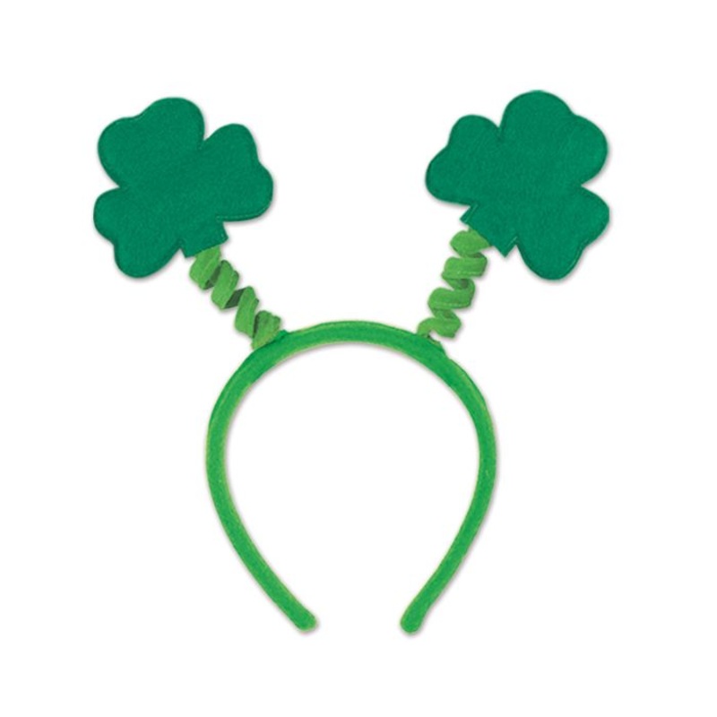 St. Patrick's Day Felt Shamrock Head Boppers