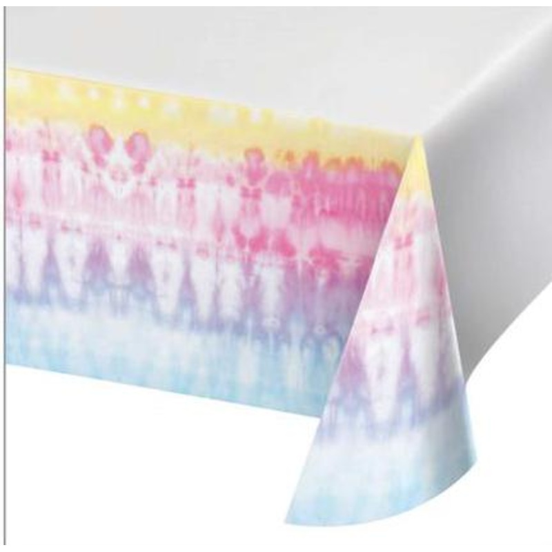 Tye Dye Party Paper Tablecover