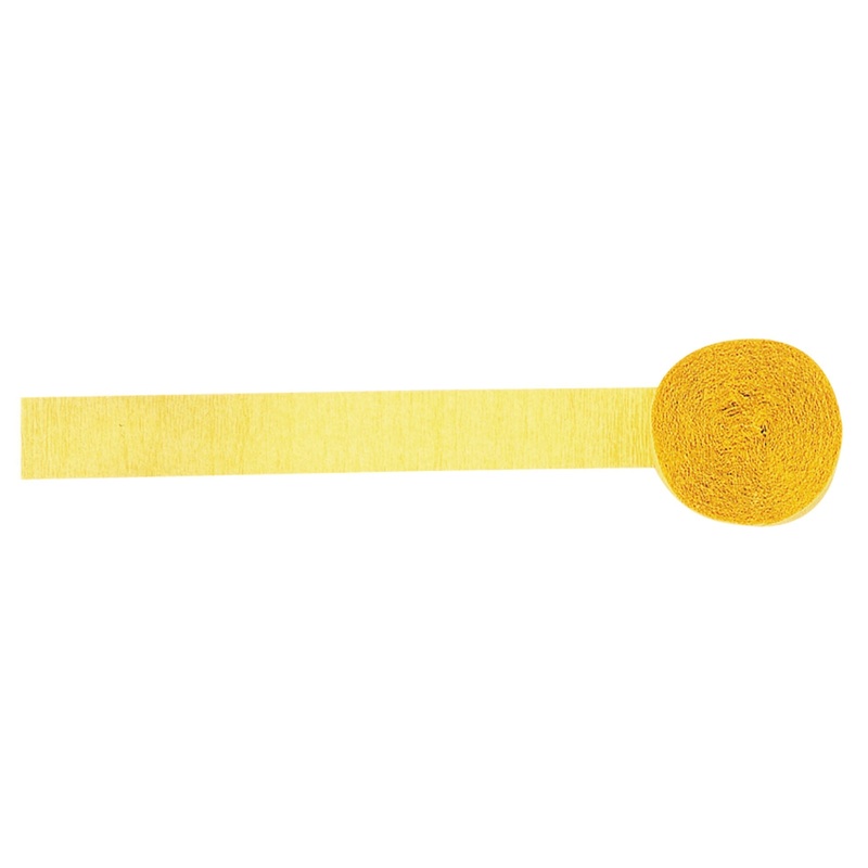 Yellow Sunshine Solid Roll Crepe