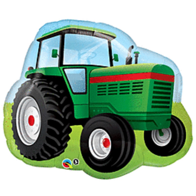 Farm Tractor 34" Mylar Balloon