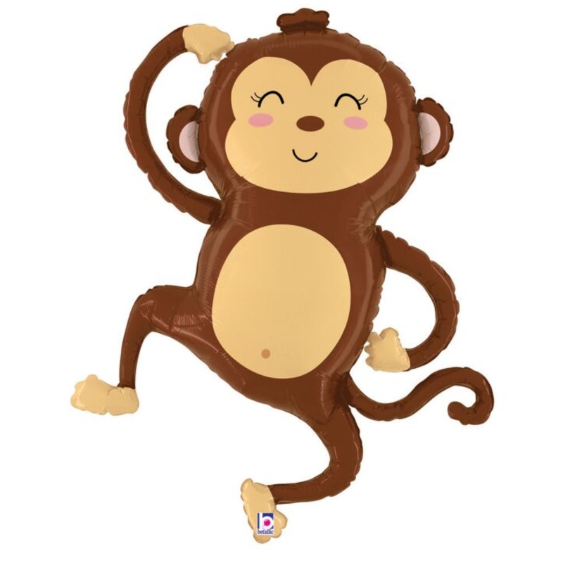Jungle Monkey 41" Mylar Balloon