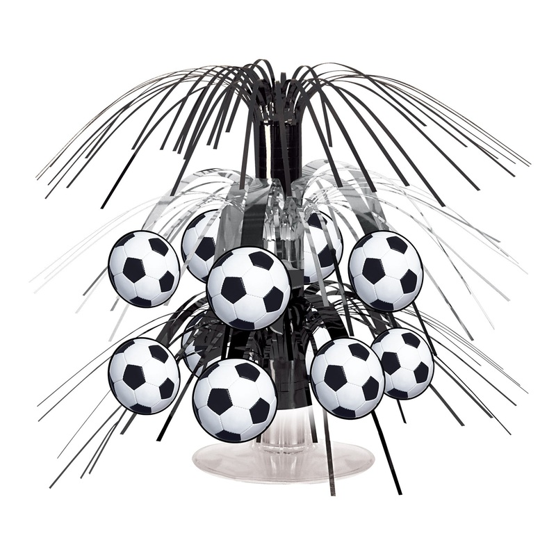 Soccer Ball Mini Cascade Centerpiece 7 1/2"