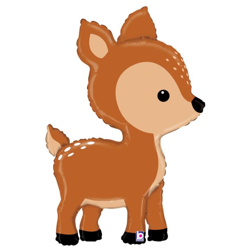 Woodland Deer 39" Mylar Balloon