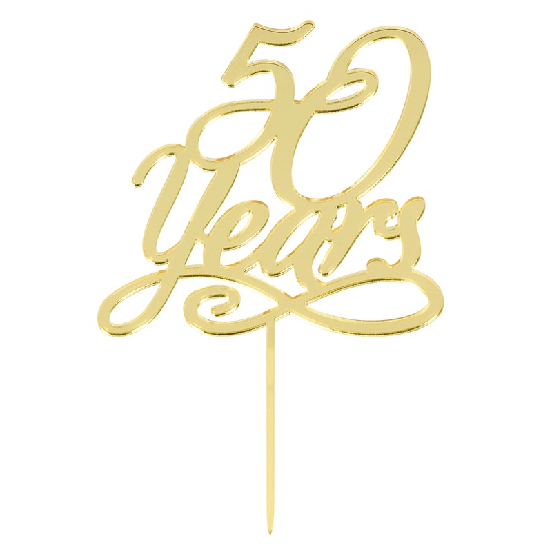 "50 Years" Cake Topper