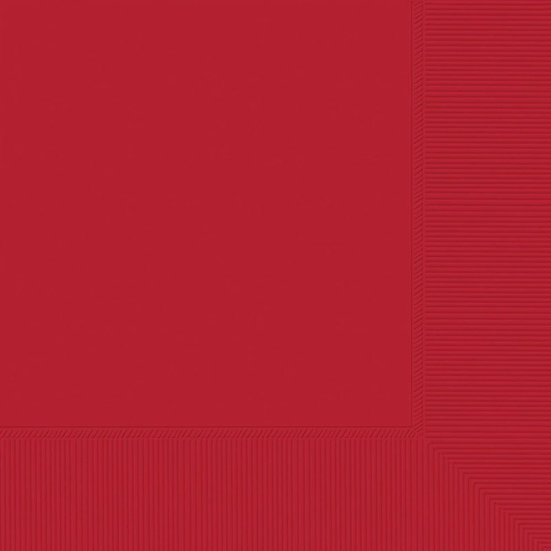 Apple Red 2-ply Beverage Napkins, 40ct