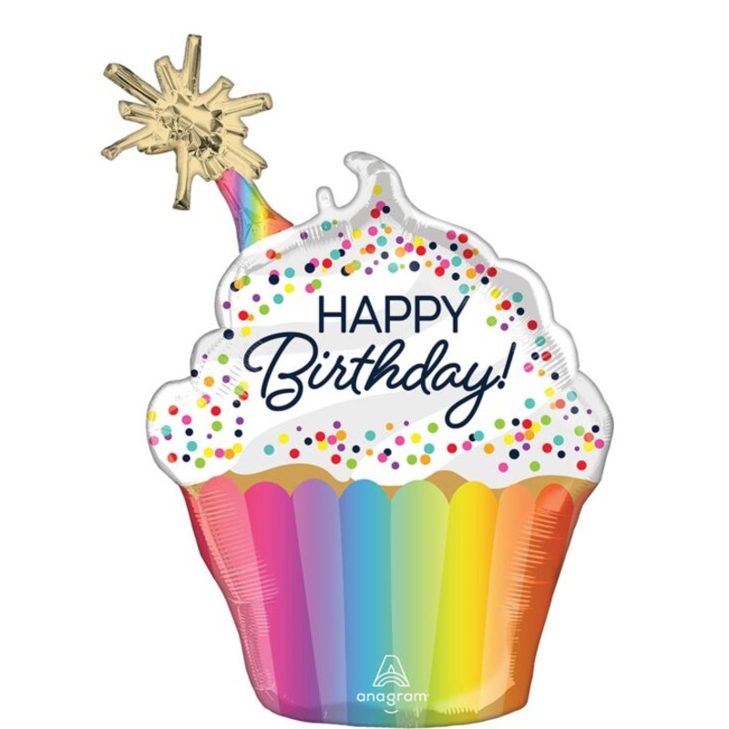 Confetti Sprinkle Birthday 31" Mylar Balloon