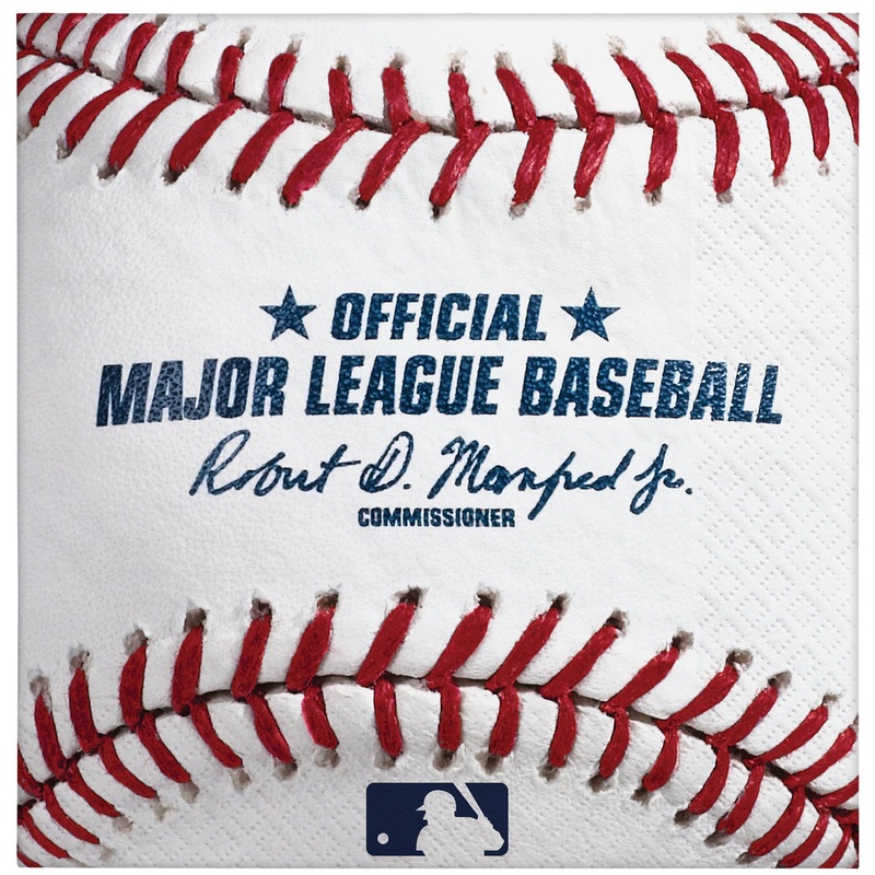 Rawlings Major League Baseball 2 ply  Beverage Napkin