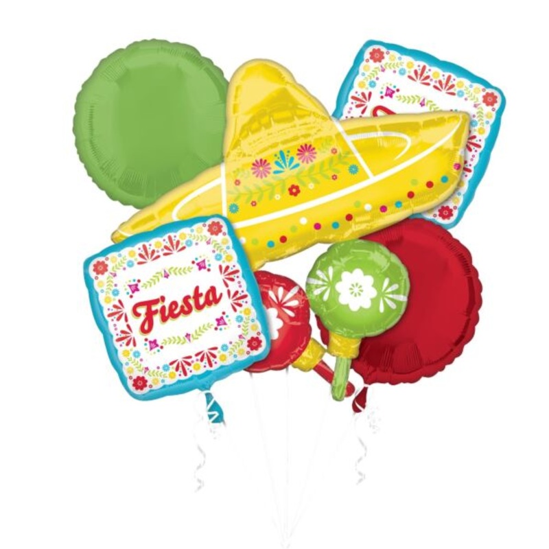 Viva La Party Bouquet of Mylar Balloon