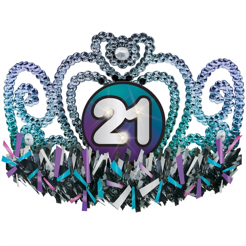 21st Birthday Flashing Tiara
