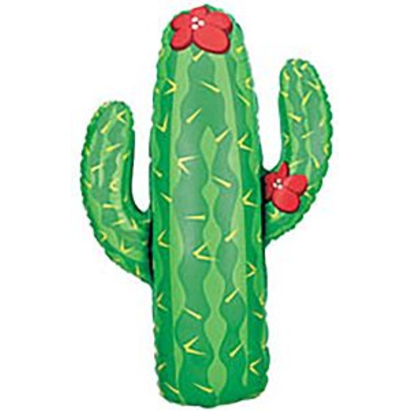 Blooming Cactus Shaped 41" Mylar Balloon