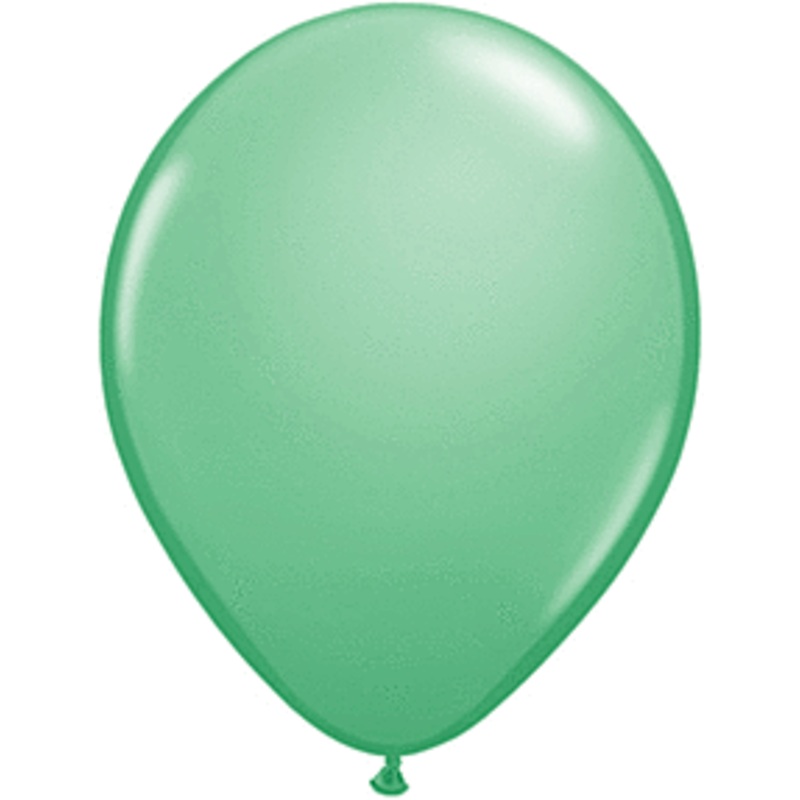 Wintergreen 11 inch Qualatex Professional Quality Latex Balloon Helium Inflated