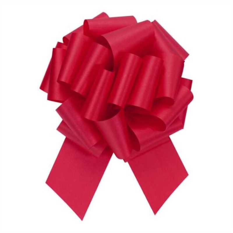 Red 8" Pull Bow