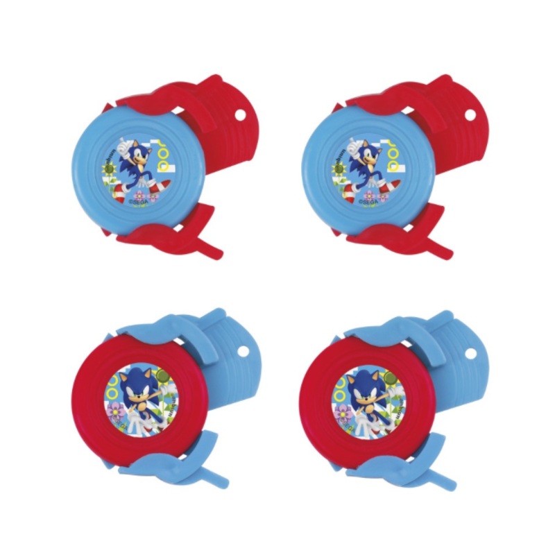 Sonic the Hedgehog Disc Shooter Favors  4ct