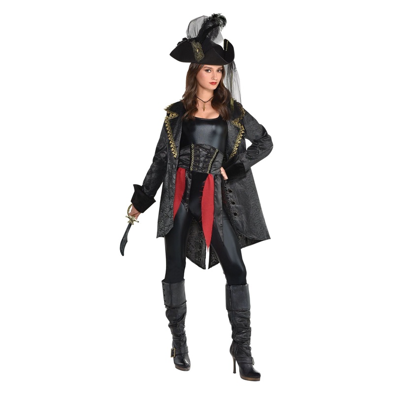 Womens Pirate Jacket Adult Standard