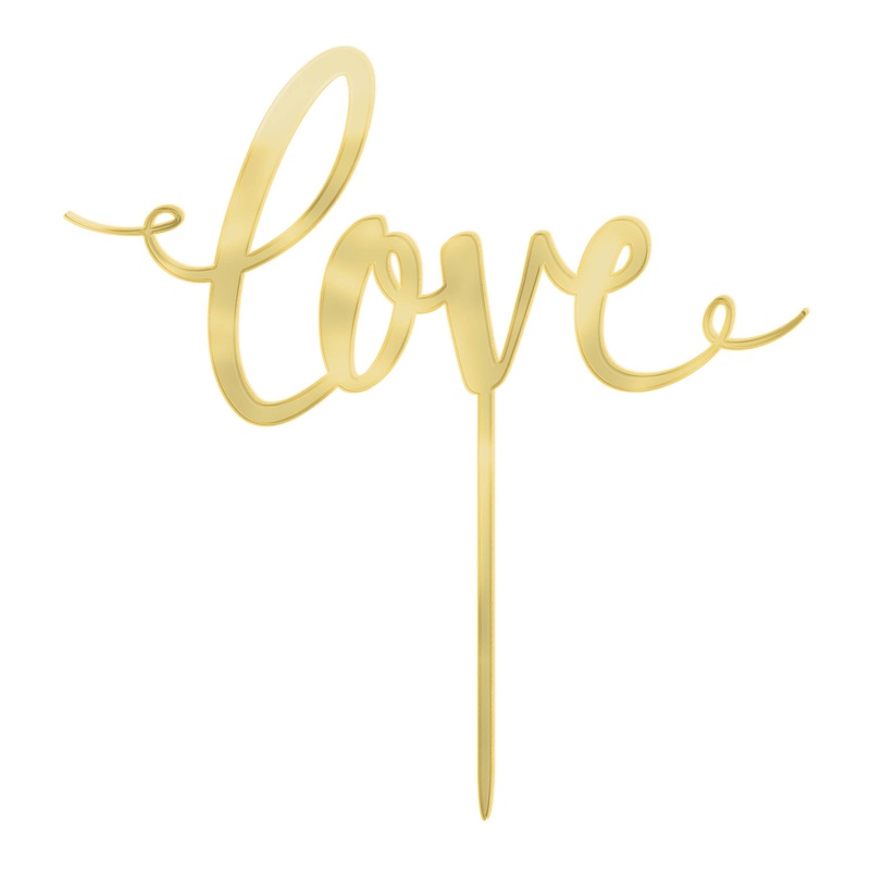 "Love" Cake Topper