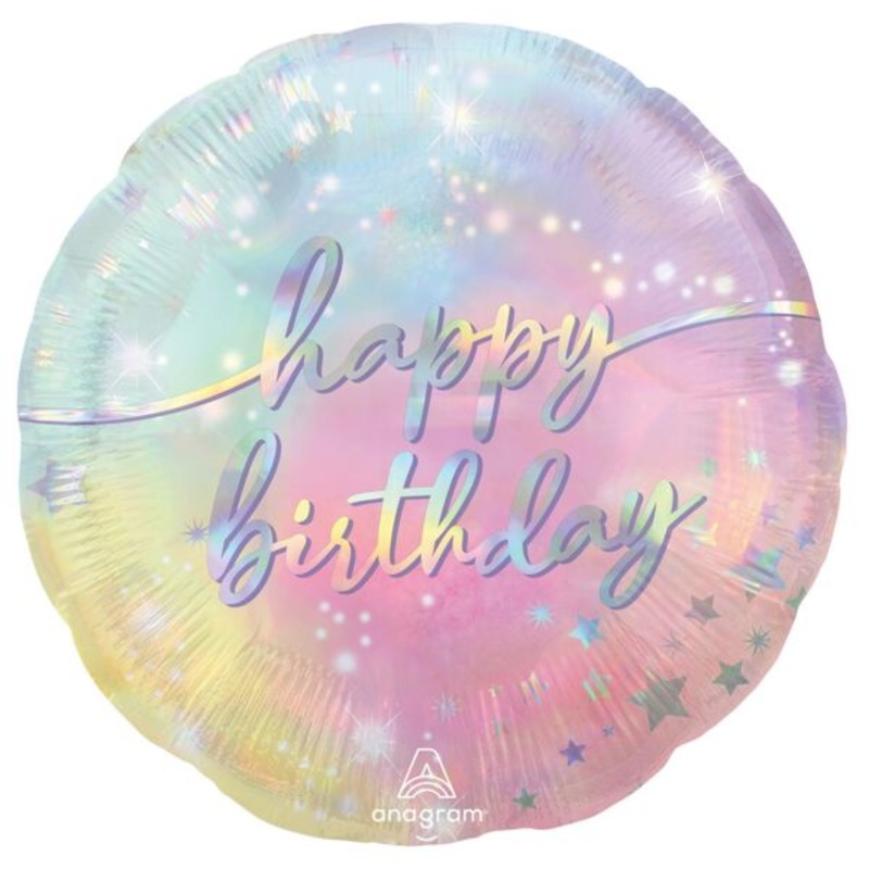 Luminous Birthday 28" Mylar Balloon