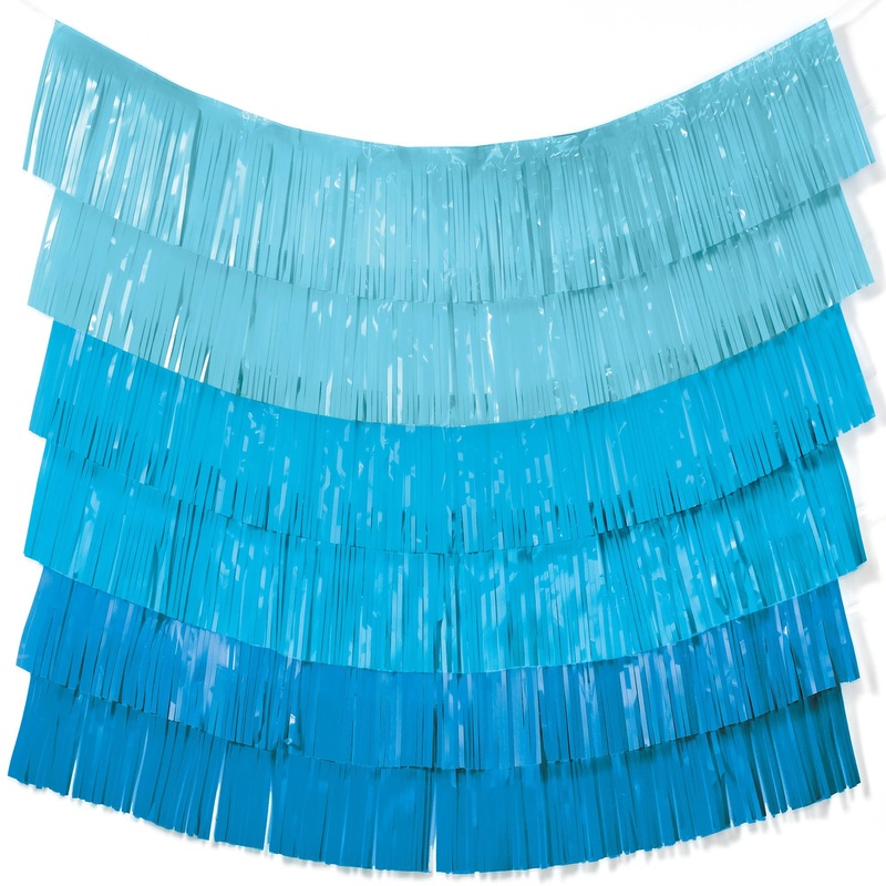 Pool Party Back Drop or Banner Fringe  Kit