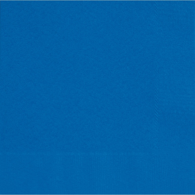 Royal Blue Luncheon Size Paper Napkin 40ct