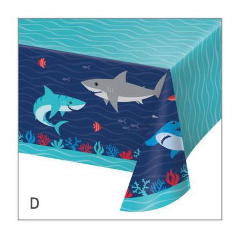 Shark Party Paper Table cover