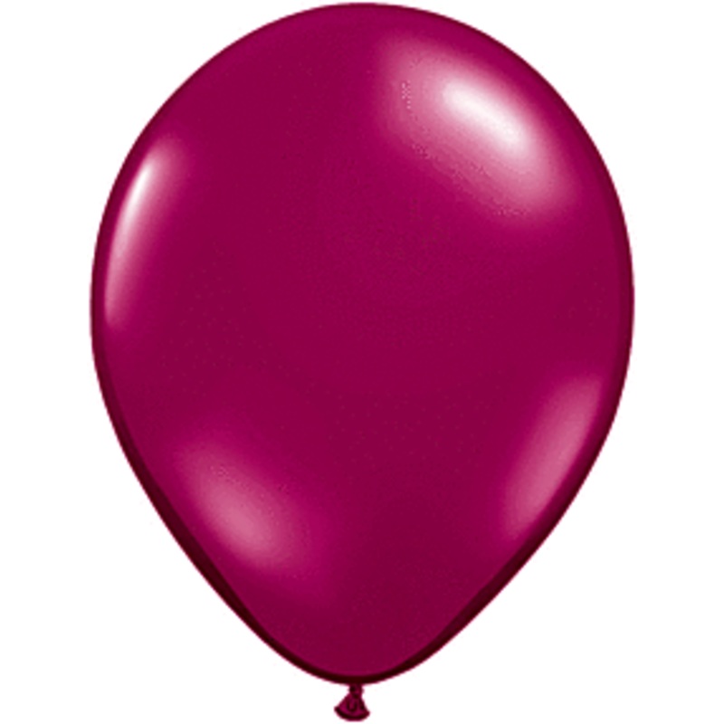 Sparkling Burgundy 11 inch Qualatex Professional Quality Latex Balloon Helium Inflated