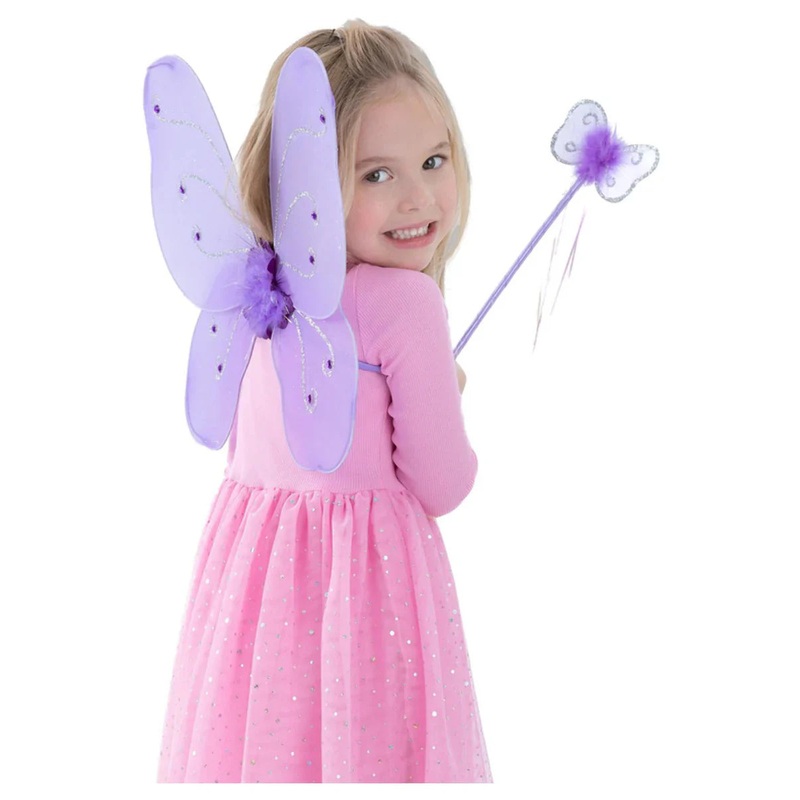 Butterfly Wings & Wand, Purple