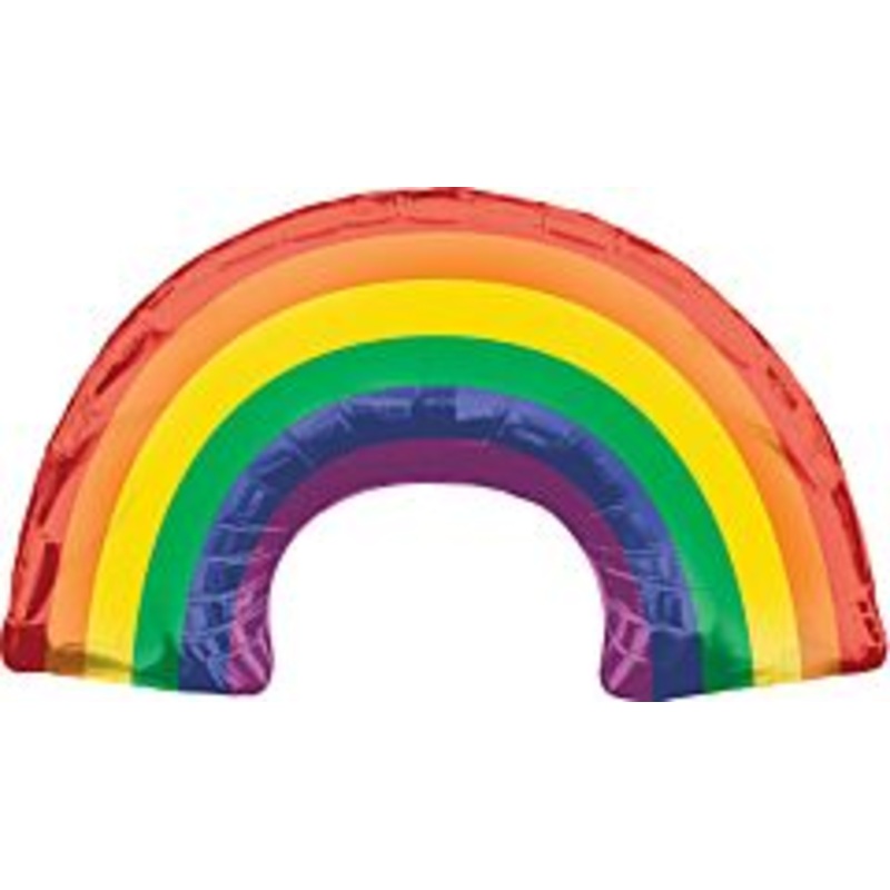 Rainbow 34" Mylar Balloon