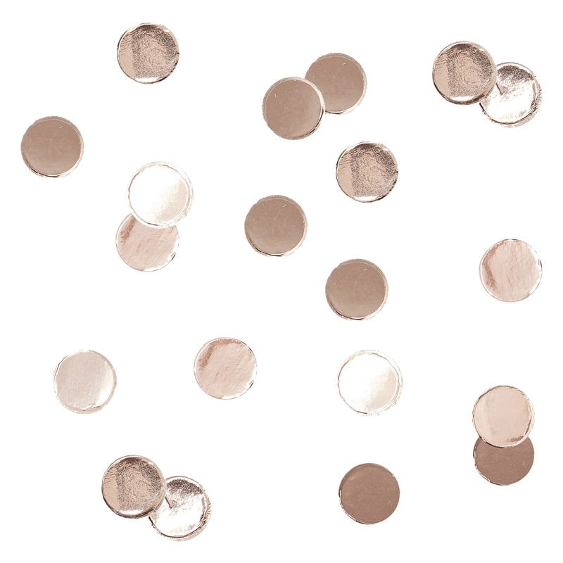 Rose Gold Circles Table Confetti 14G