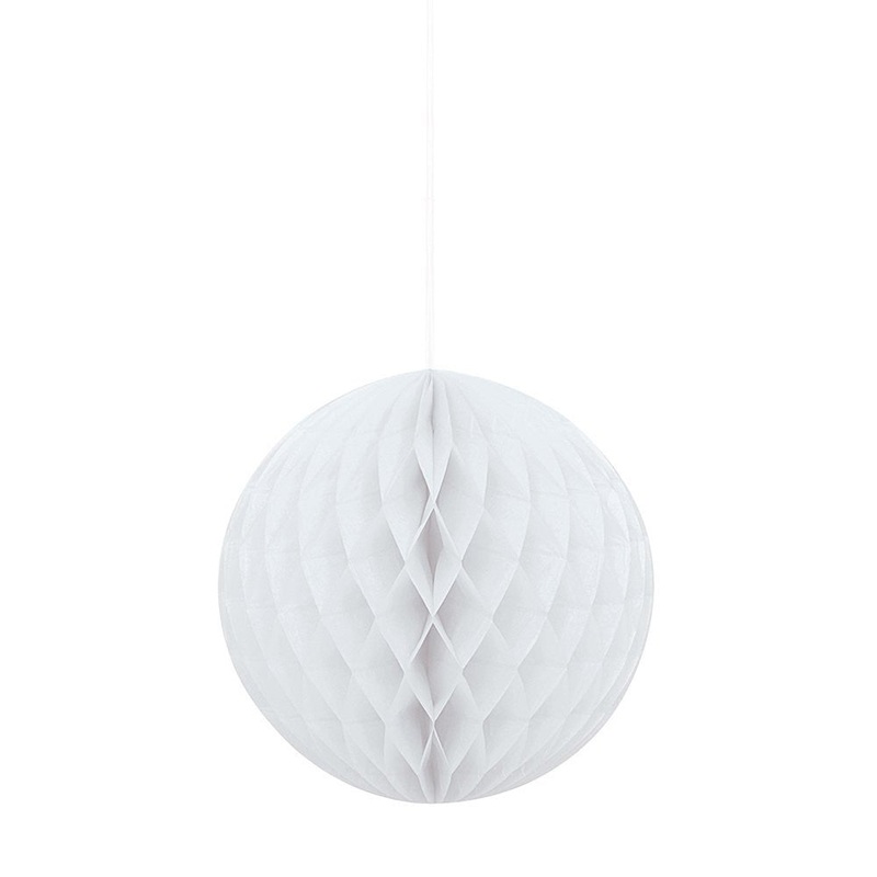 White Paper Honeycomb Ball Decoration