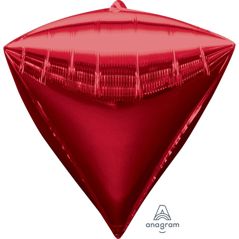 15'' Foil Diamondz Red 3pk