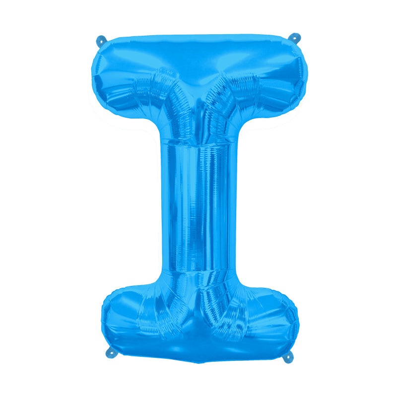 16'' Foil Letter I - Blue Packaged Air Fill