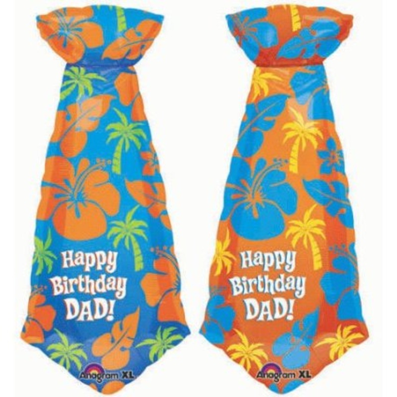 39'' Happy Birthday Dad Tie SuperShape