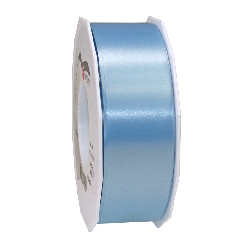Light Blue Poly Satin Ribbon