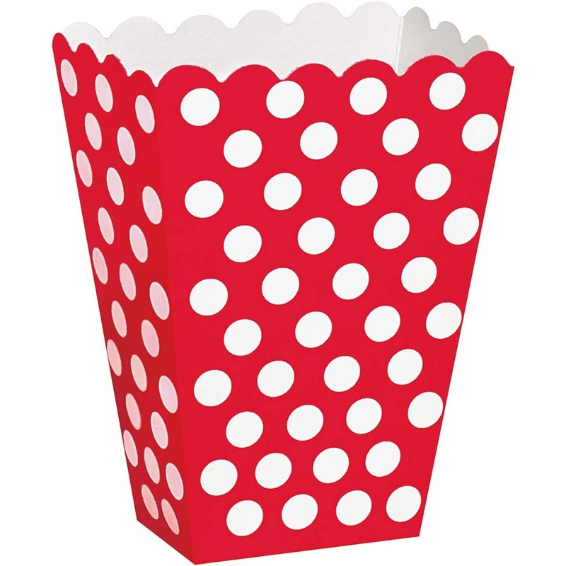 Red Dot Treat Boxes 8pk