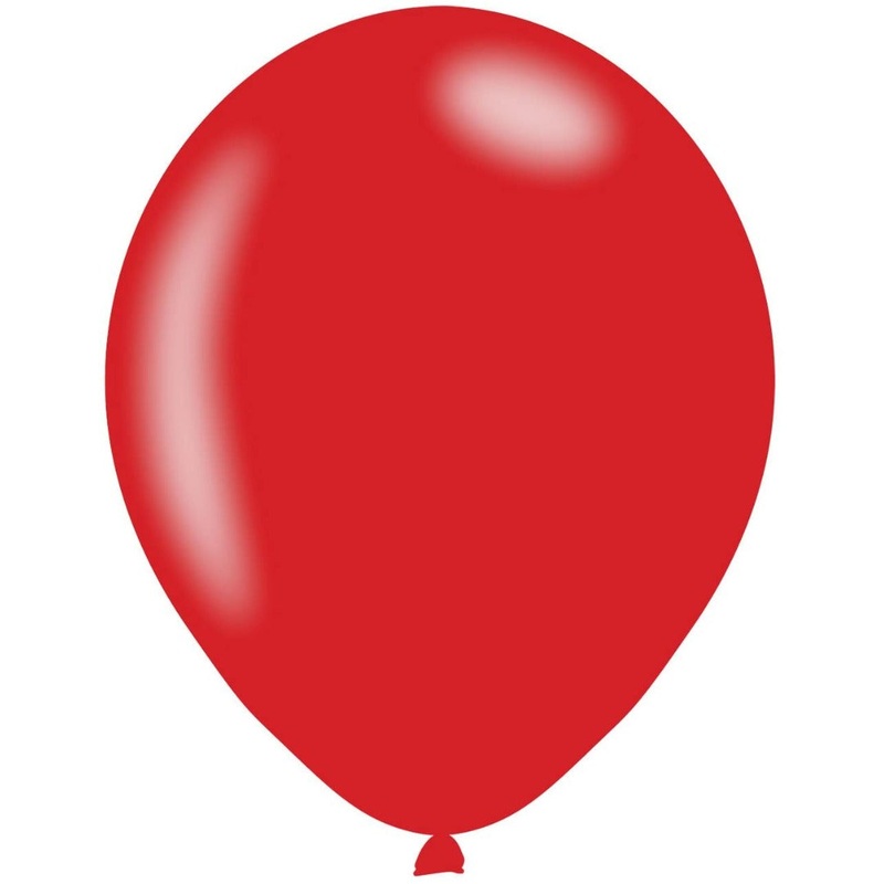 11'' Metallic Red Latex Balloons 10pk