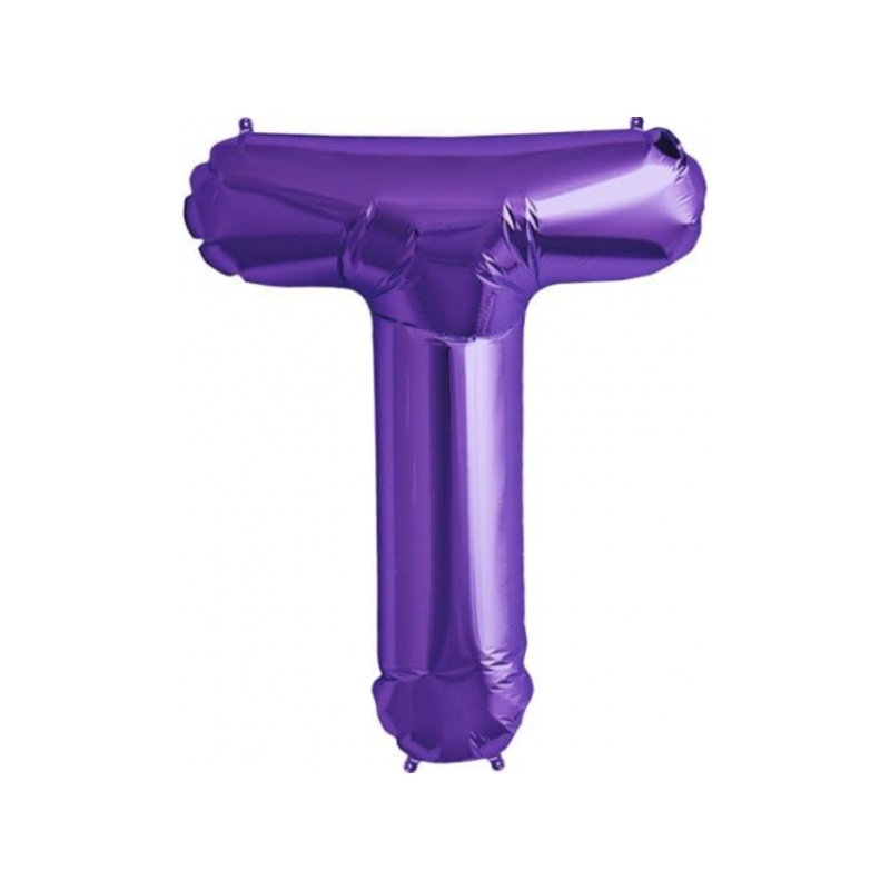 34'' Letter T - Purple
