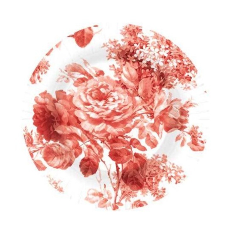 Red Plates 17.7Cm